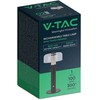 V-tac 1W LED įkraunamas stalinis šviestuvas, juodas, 3000K, dimeriuojamas