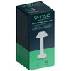 V-tac 1W LED įkraunamas stalo šviestuvas, baltas, 3000-6000K, dimeriuojamas