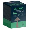 V-tac 3W LED įkraunamas stalo šviestuvas, rudas, 3000-6000K, dimeriuojamas