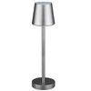 V-tac 3W LED įkraunamas stalo šviestuvas, pilkas, 4000K, dimeriuojamas
