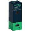 V-tac 3W LED įkraunamas stalo šviestuvas, juodas, 3000K, dimeriuojamas