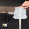 V-tac 1,5W LED įkraunamas stalo šviestuvas, baltas, 3000-6000K, dimeriuojamas