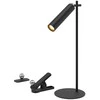 V-tac 3W LED įkraunamas magnetinis stalinis/sieninis šviestuvas, juodas, 4000K, dimeriuojamas