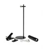 V-tac 3W LED įkraunamas magnetinis stalinis/sieninis šviestuvas, juodas, 4000K, dimeriuojamas