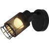 6W LED sieninis šviestuvas, juodas, 3000K