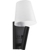 V-tac 2W LED sieninis šviestuvas, juodos/baltos sp., 3000K, CREE LED chip, su USB/PD jungtimi