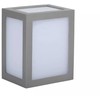 V-tac 12W LED sieninis šviestuvas, pilkas, IP65, 6400K