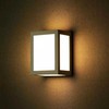 V-tac 12W LED sieninis šviestuvas, pilkas, IP65, 6400K