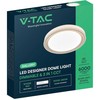 Lubinis šviestuvas 30/60W LED paviršinis šviestuvas, aukso sp., 3000-6500K, dimeriuojamas