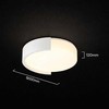 63W LED lubinis šviestuvas, baltos sp., 3000/4000/6000K, dimeriuojamas