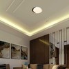 48W LED lubinis šviestuvas, baltos/medžio sp., 3000/4000/6000K, dimeriuojamas