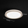 Lubinis šviestuvas 30/60W LED paviršinis šviestuvas, aukso sp., 3000-6500K, dimeriuojamas