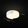 48W LED lubinis šviestuvas, baltos sp., 3000/4000/6000K, dimeriuojamas