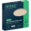 Lubinis šviestuvas 30/60W LED paviršinis šviestuvas, rudos sp., 3000-6500K, dimeriuojamas