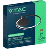 70W LED lubinis šviestuvas, juodas, 3000-6500K, dimeriuojamas