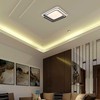 60W LED lubinis šviestuvas, juodos/baltos sp., 3000-6500K, dimeriuojamas
