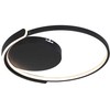 70W LED lubinis šviestuvas, juodas, 3000-6500K, dimeriuojamas