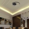 70W LED lubinis šviestuvas, juodas, 3000-6500K, dimeriuojamas