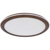 Lubinis šviestuvas 36W LED paviršinis šviestuvas, baltos/rudos sp., 3000/4500/6500K, dimeriuojamas