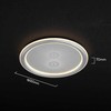 50W LED lubinis šviestuvas, pilkas, 3000-6500K, dimeriuojamas