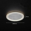 50W LED lubinis šviestuvas, pilkas, 3000-6500K, dimeriuojamas