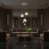 3x10W LED pakabinamas šviestuvas, nikelio/baltos sp., 3000K