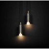 2x5W LED pakabinamas šviestuvas, juodos/aukso sp., 3000K