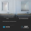 Sieninis šviestuvas V-tac Veidrodis su 6W LED apšvietimu, chromo sp., 6400K