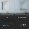 Sieninis šviestuvas V-tac Veidrodis su 7W LED apšvietimu, chromo sp., 6400K