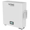 VTAC Sandėlio energijos bankas V-TAC siena / stelažas 5,12 kWh 51,2 V 100 Ah VT-48100E-W 10 metų garantija