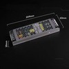 200W LED maitinimo šaltinis SLIM, 12V, 16.5A, IP20