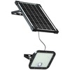 30W LED prožektorius su saulės baterija ir judesio davikliu, juodas, 4000/6000K