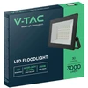 30W LED prožektorius, juodu korpusu, 6500K