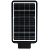 V-tac 20W LED gatvės šviestuvas su saulės baterija ir judesio davikliu, juodas, 3000/4000/6000K, 140°x70°