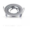 GU10 lemputės rėmelis V-TAC, apvalus, sidabro sp., Φ81x34mm