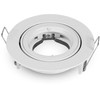 GU10 lemputės rėmelis V-TAC, apvalus, baltas, Φ95 x 32 mm