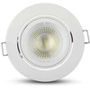 GU10 lemputės rėmelis V-TAC, apvalus, baltas, Φ95 x 32 mm
