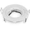 GU10 lemputės rėmelis V-TAC, apvalus, baltas, Φ81x34mm