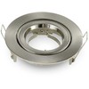 GU10 lemputės rėmelis V-TAC, apvalus, nikelio sp, Φ95 x 32 mm