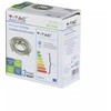 GU10 lemputės rėmelis V-TAC, apvalus, nikelio sp, Φ95 x 32 mm