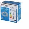 GU10 lemputės rėmelis V-TAC, apvalus, sidabro sp., Φ81x34mm