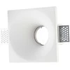 Bikuvalt GU10 lemputės rėmelis, baltas, kvadratinis, gilus, 121x121mm