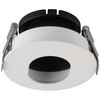 V-tac GU10 lemputės įmontuojamas rėmelis, apvalus, 80x42mm, baltos/juodos spalvos