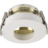 V-tac GU10 lemputės įmontuojamas rėmelis, apvalus, 80x42mm, baltos/aukso spalvos