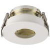 V-tac GU10 lemputės įmontuojamas rėmelis, apvalus, 80x42mm, baltos/aukso spalvos