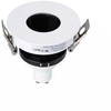 V-tac GU10 lemputės įmontuojamas rėmelis, apvalus, 80x42mm, baltos/juodos spalvos