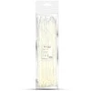 Opaski zaciskowe V-TAC 4.5x350mm balta 22kg Nylon66 (pakuotė. 100szt)