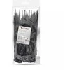 Opaski zaciskowe V-TAC 4.8x200mm juoda 22kg Nylon66 (pakuotė. 100szt)