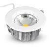 Bikuvalt 10W LED įleidžiamas šviestuvas, apvalus, 3000K