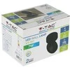 V-tac 7W LED sieninis šviestuvas, juodas, IP65, 4000K